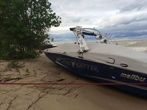 Boat Salvage Lake Huron 2